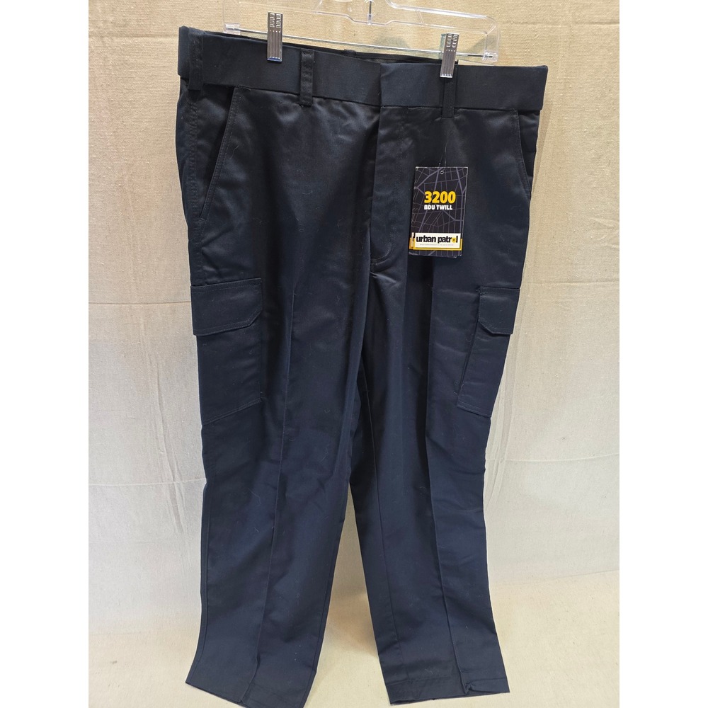 Urban Patrol 3200 BDU Twill Cargo Pants Mens 36x30 Black Tactical Workwear NEW
